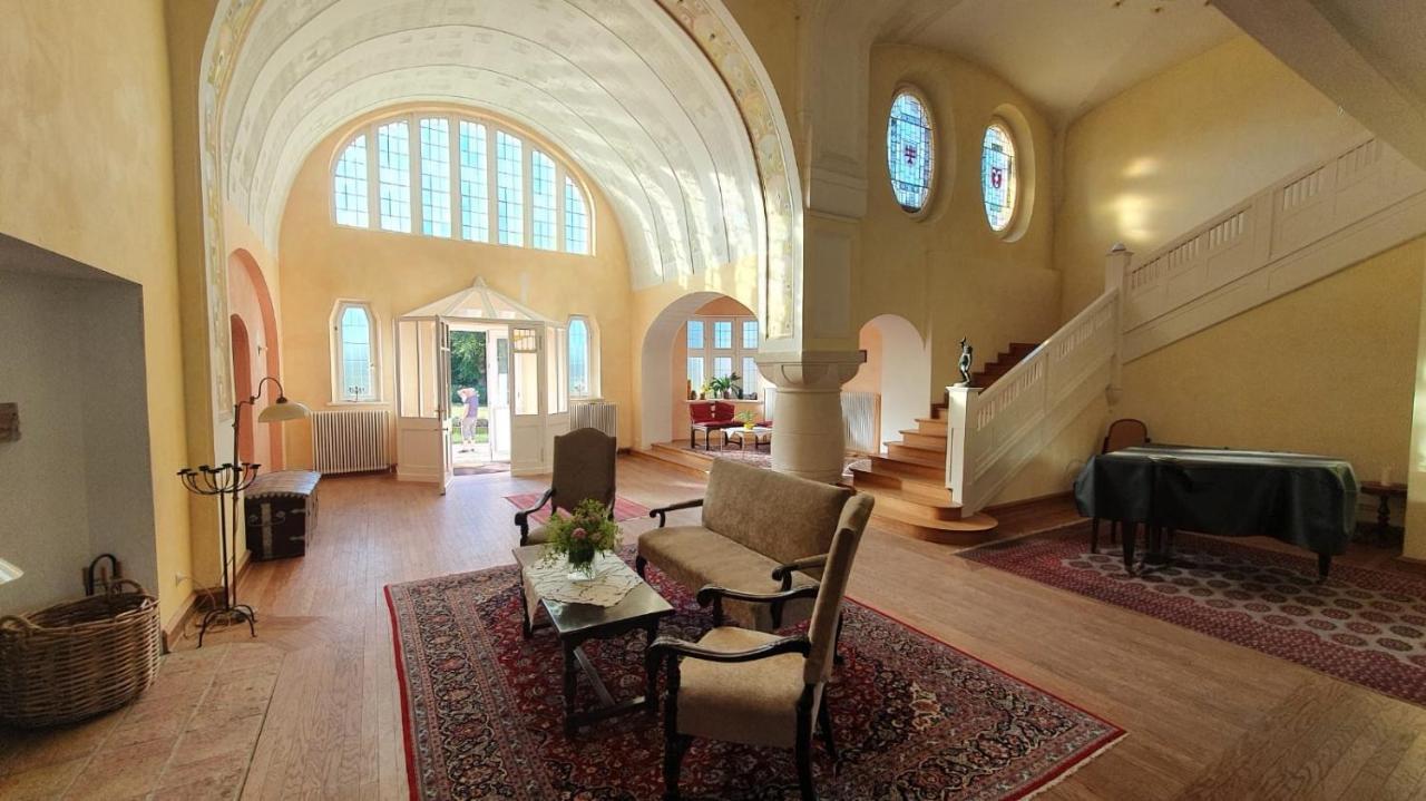 Schloss Lelkendorf Apartment Ulrichshusen Maisonette Fewo Mecklenburger Seenplatte Buitenkant foto