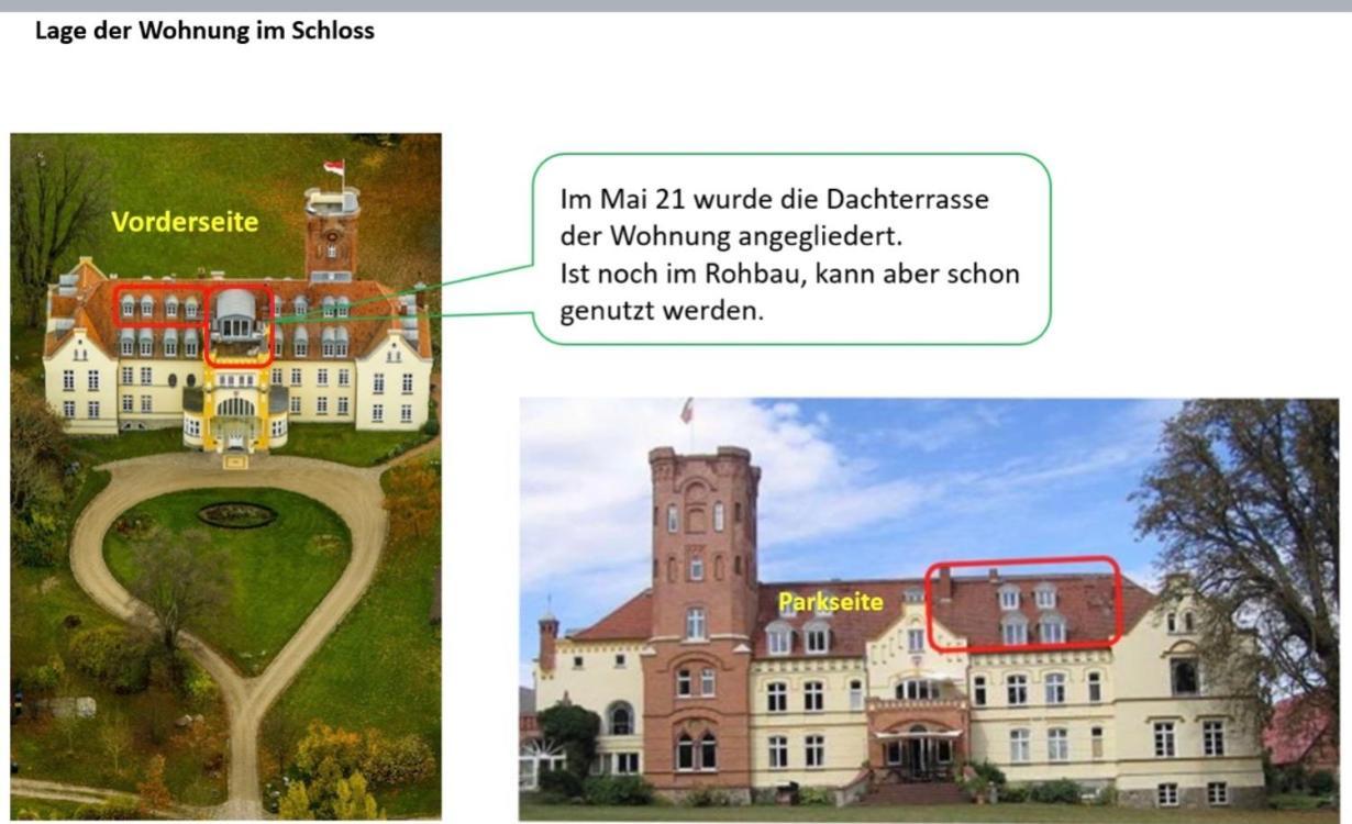 Schloss Lelkendorf Apartment Ulrichshusen Maisonette Fewo Mecklenburger Seenplatte Buitenkant foto