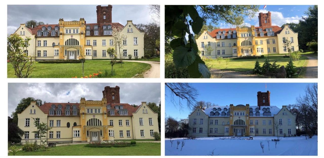 Schloss Lelkendorf Apartment Ulrichshusen Maisonette Fewo Mecklenburger Seenplatte Buitenkant foto